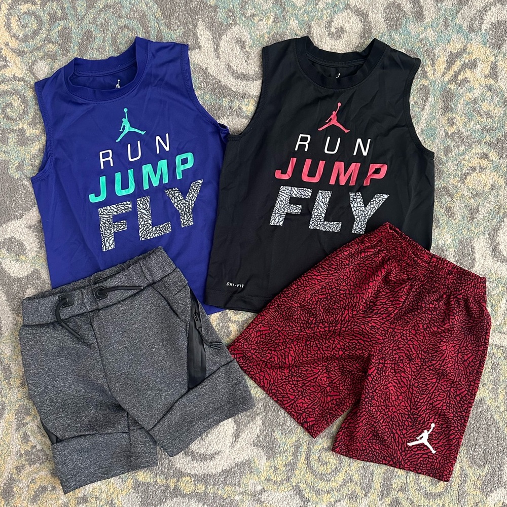 Jordan Dri-FIT Kids' Black Athletic Top